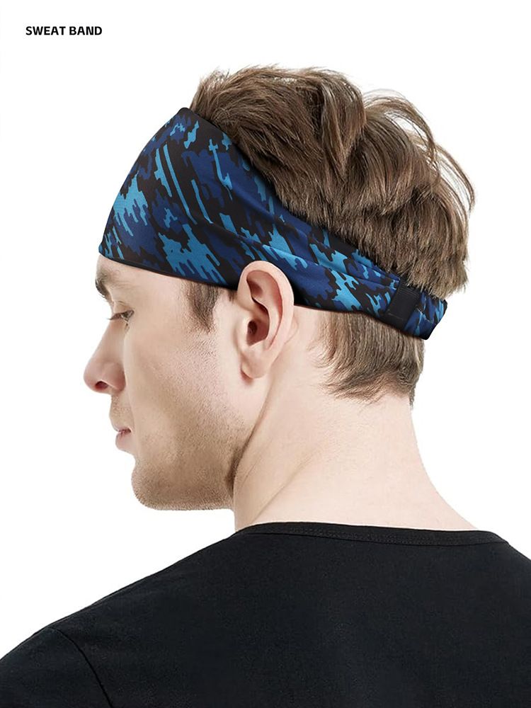Fascia sportiva unisex – Assorbe il sudore e traspirante per corsa, badminton e fitness, comoda protezione della fascia anteriore._voghion.com