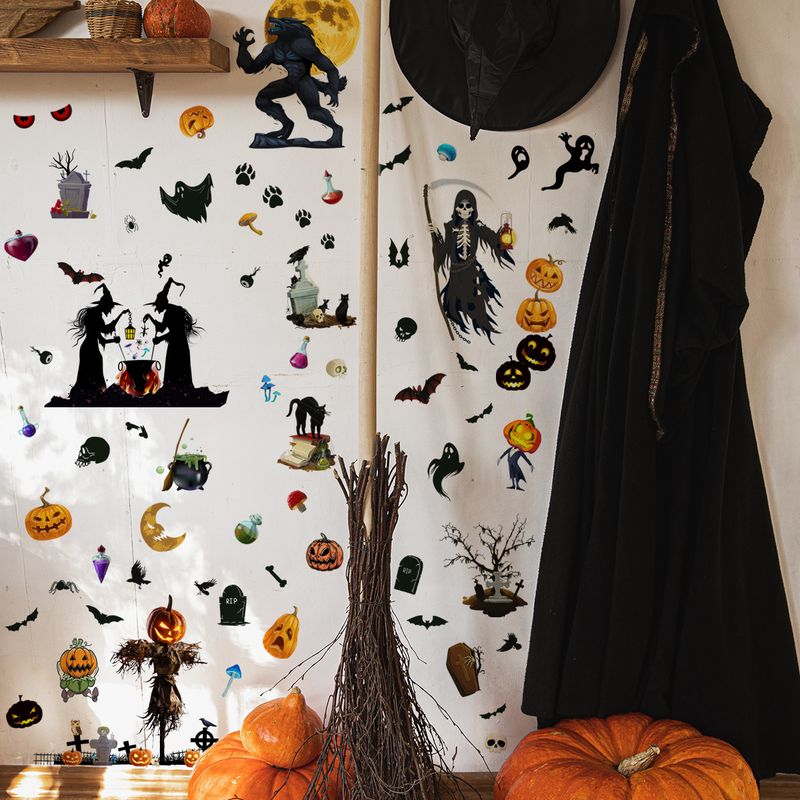 Aufkleber Halloween Blut Handabdruck Fußabdrücke Dekorative Wandaufkleber Fensteraufkleber Wohnzimmer Schlafzimmer Hintergrund Home Dekoration Aufkleber_voghion.com