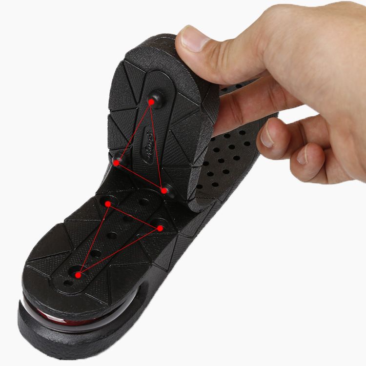 Geeignet für alle Jahreszeiten. Abnehmbare Kombination aus zweilagigen, unsichtbaren Sport-Einlegesohlen zur Erhöhung der Körpergröße für Herren und Damen._voghion.com