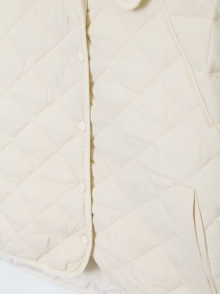Cappotto imbottito TRAF ZR Nuovo in Capispalla Fiocco Beige Corto Parka da neve Elegante Cappotto da donna di lusso Cappotti invernali caldi da donna_voghion.com
