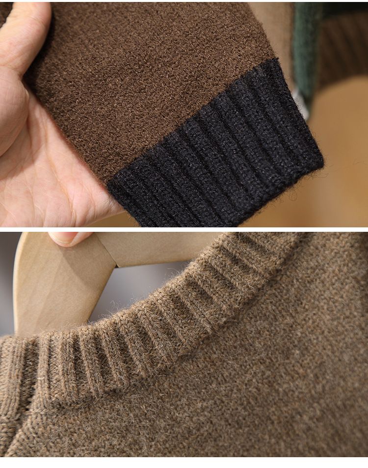 Boys' Sweater Autumn And Winter Children's Pullover Sweater In The Little Boy's Thickened Sweater_voghion.com