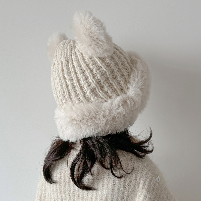 Cappelli per bambini Cappelli invernali per ragazze Pullover Plus Velluto Cappelli per orecchie da bambino per uomo e donna Autunno e inverno Cappelli Lei Feng per bambini spessi e caldi_voghion.com