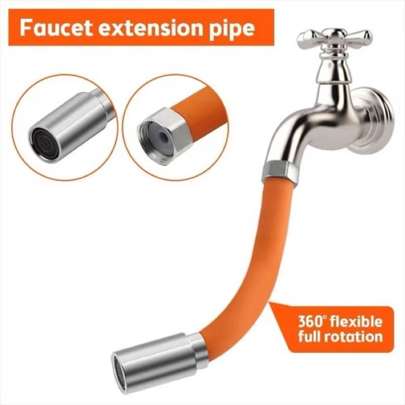 Tubo flessibile rotante per prolunga universale per rubinetto antispruzzo da cucina e per uso domestico_voghion.com