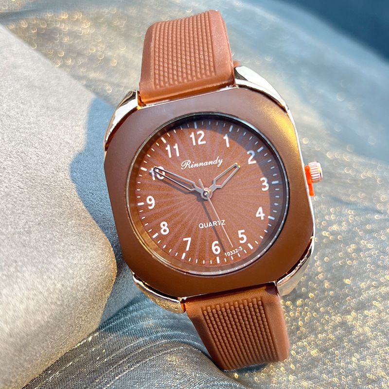 Orologio digitale con cassa rettangolare, bordo in metallo color caramella, orologio da scuola in silicone, regalo per lavoro, tutti i giorni, compleanno, anniversario, San Valentino_voghion.com