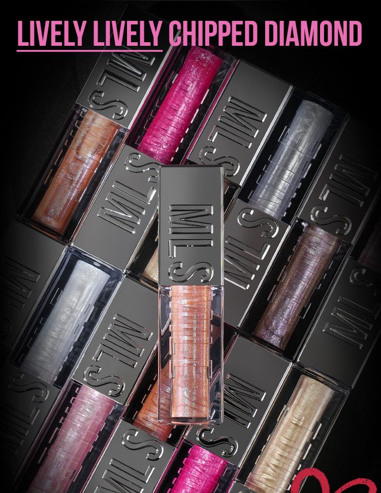 MLSMILE Flash Lip Glaze zrcalni biserni sijaj za ustnice z velikim čopičem, 6 barv, vlažilna tekoča šminka z drobnimi bleščicami_voghion.com