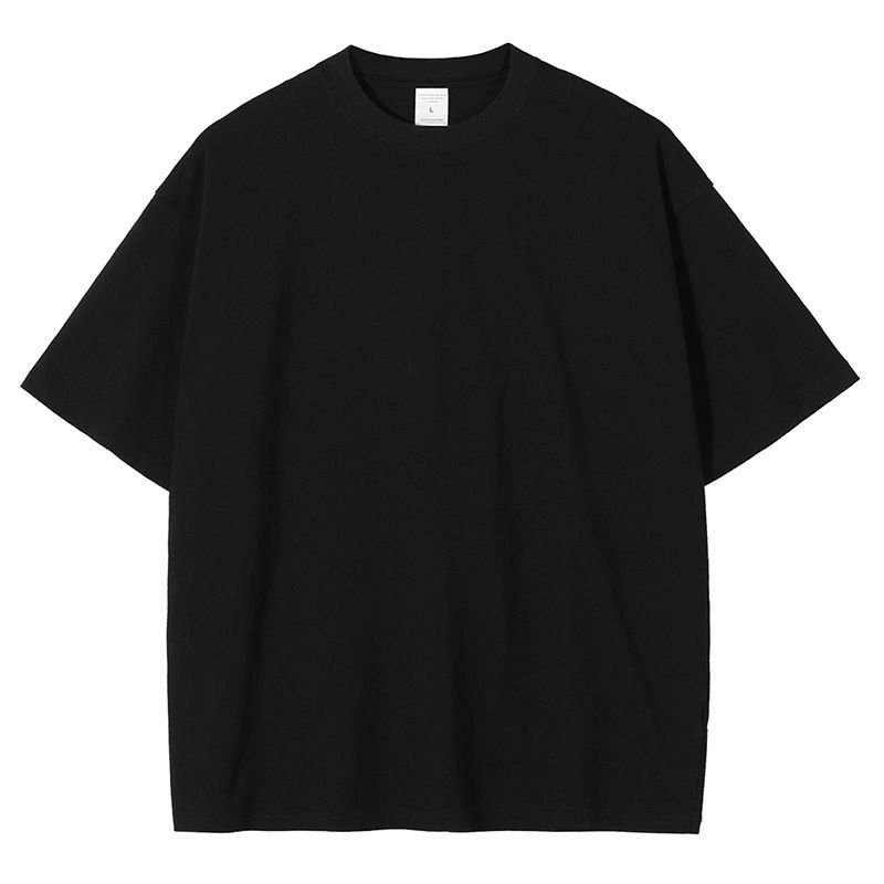 Unbeatable Quality 2025 Summer New Men's Trendy Brand Pure Coon Zero Shrinkage 310g High Qualiy Washed Shoulder Down Shor Sleeve_voghion.com
