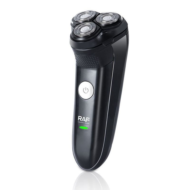 RAF Rechargeable Men's Shaver, Washable Razor Electric Three-Head Independent Portable Grooming Kit_voghion.com