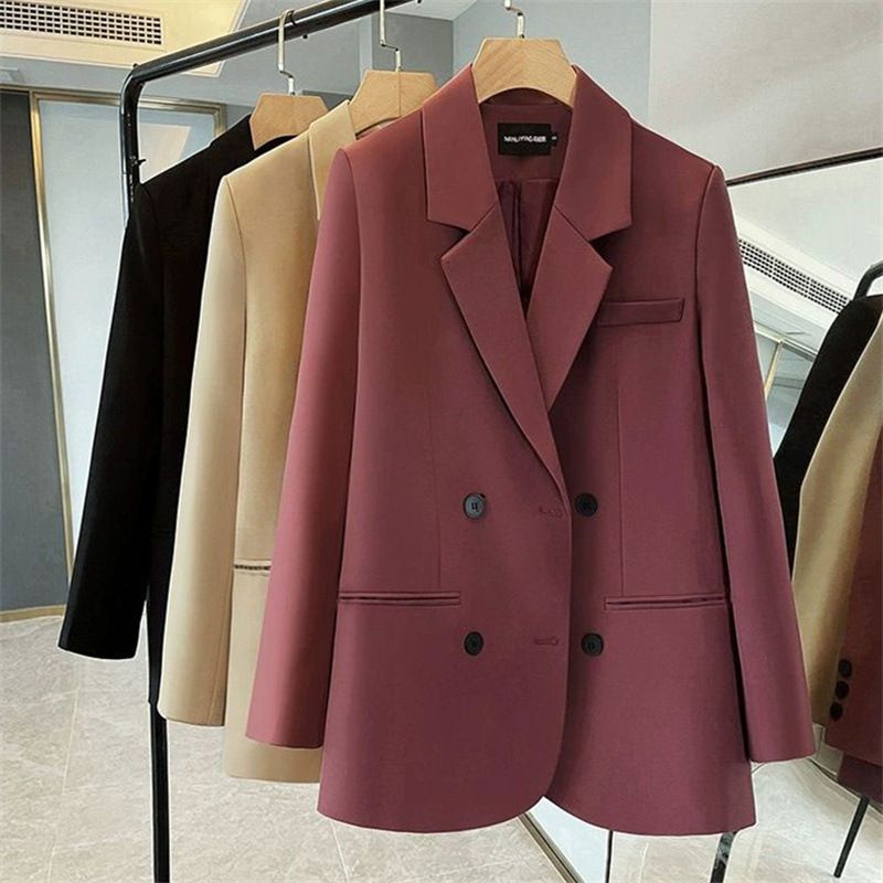Nuova versione coreana del 2025, elegante, casual, versatile, con un temperamento che riduce l'età, giacca da abito piccola da celebrità di Internet femminile,_voghion.com
