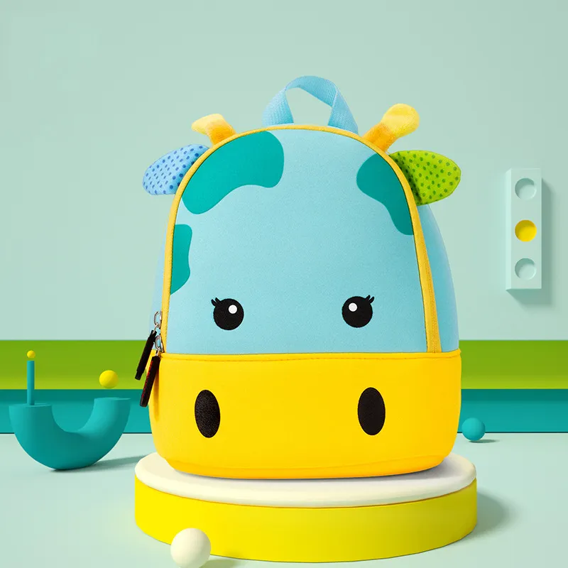 Backpacks 3D Cartoon Animal Children Cute Bear Monkey Cow Kids Bags School Bag Kindergarten Boys Girls Schoolbags Mini_voghion.com