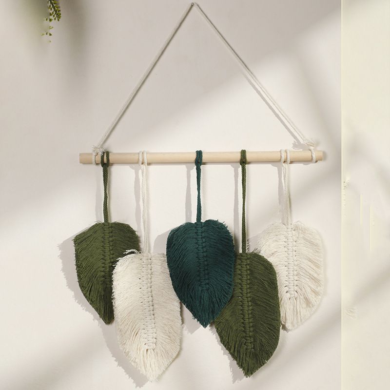 Stile nordico, nuovo regalo fatto a mano, arazzo in cotone intrecciato, decorazione per camera da letto, comodino, parete, pendente per la casa_voghion.com