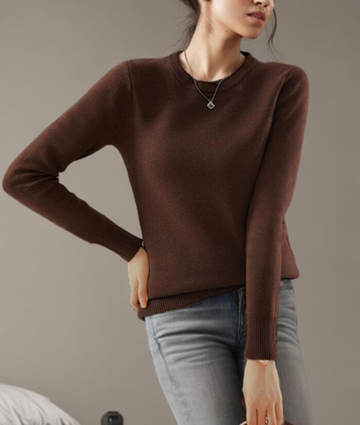 Chemise une pièce en velours à demi-col roulé pour femmes, automne et hiver, couleur unie, tricoté, pull en velours_voghion.com