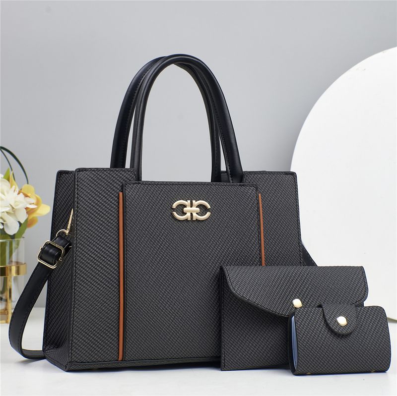 Women's Versatile Handbag Crossbody Bag Large Capacity Bag Shoulder Bag Three-piece Set_voghion.com