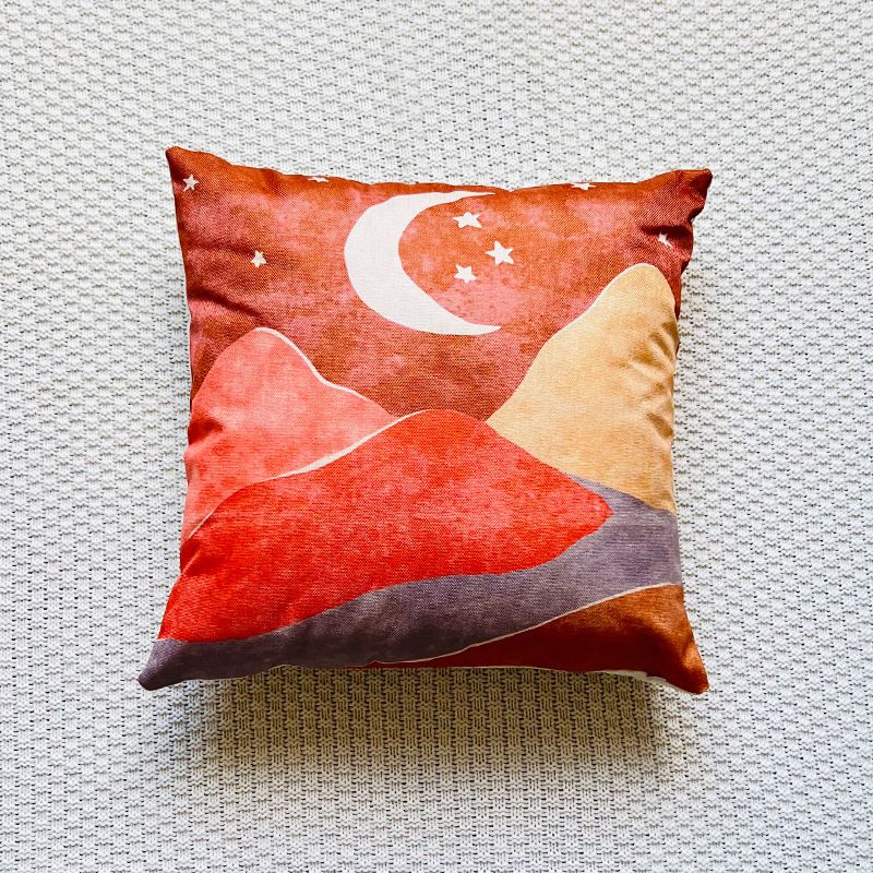 Funda de almohada con estampado de flores y plantas frescas pequeñas de lino encriptado especial transfronterizo para el hogar_voghion.com
