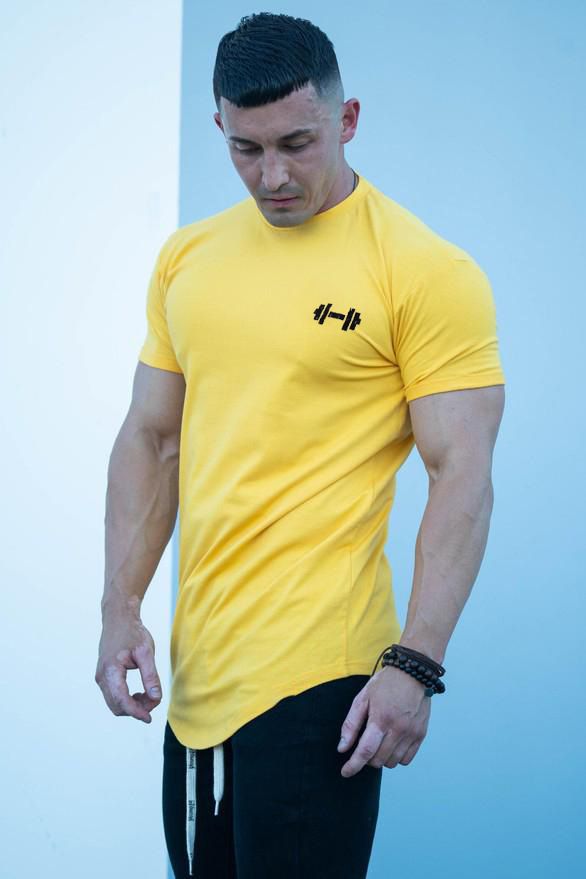 Spier Lente/Zomer Nieuw Heren Sport Vrije tijd Hardlopen Gym Oefening Katoen Slim Fit Elastisch Dun T-shirt met korte mouwen_voghion.com