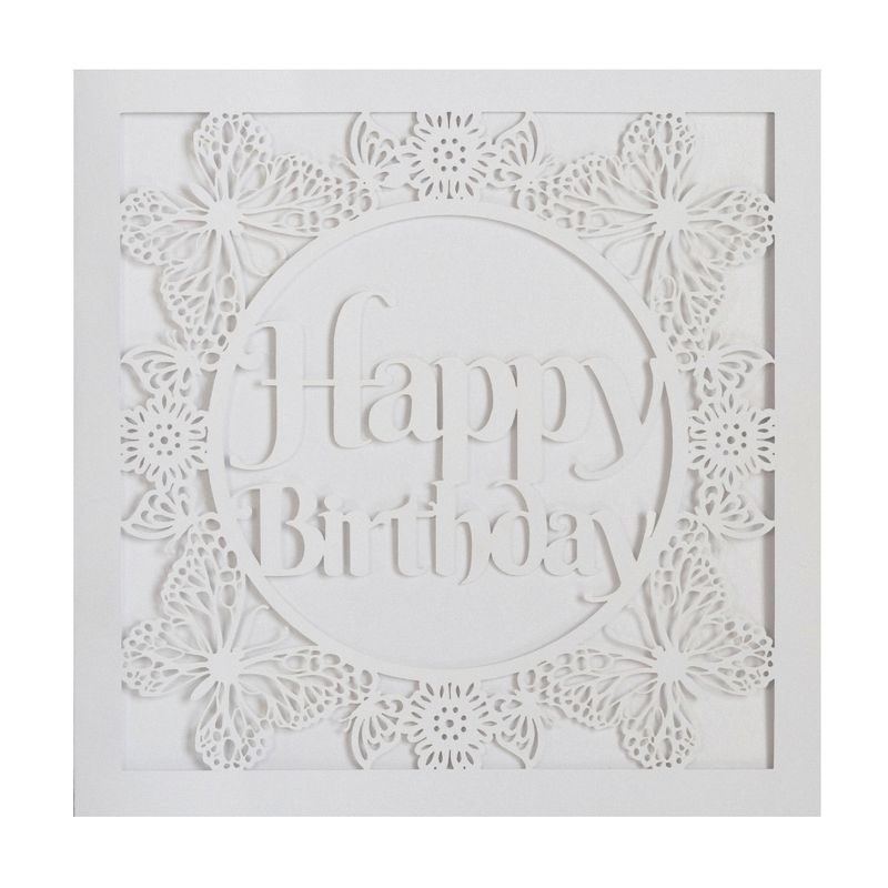 Lillian Export Foreign Trade Beautiful Butterfly Party Invitation Laser Engraved Paper Cut Happy Birthday Greeting Card In Stock_voghion.com
