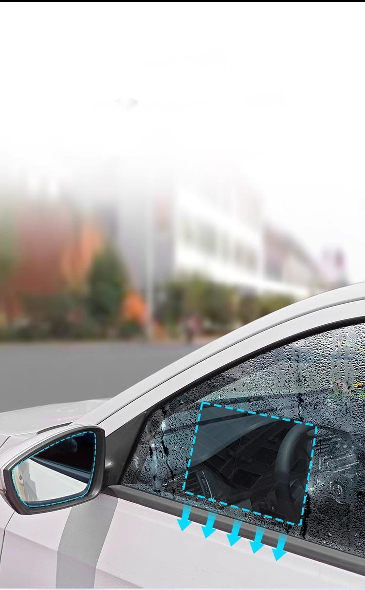 Automašīnas atpakaļskata miglas pretatstarojoša plēve, atpakaļgaitas spoguļa stikls, ūdensnecaurlaidīgs un pretaizsvīšanas līdzeklis_voghion.com