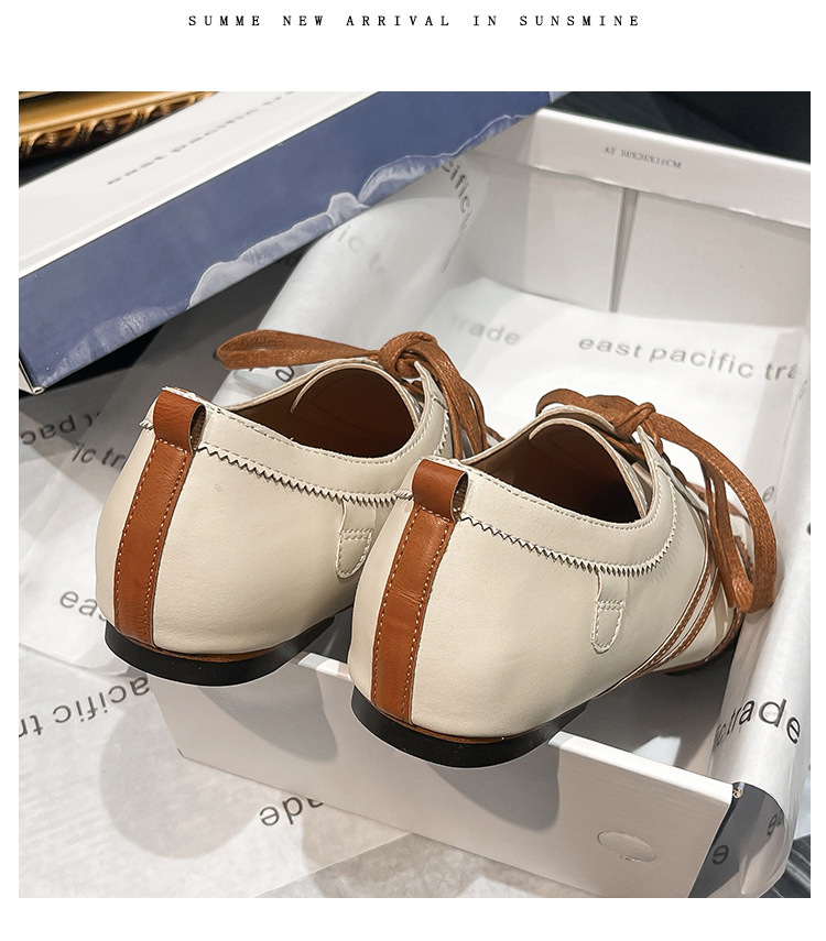 2024 nuove sneakers stringate con suola piatta, vera pelle color block, scarpe da allenamento morali versatili retrò, sneakers sportive casual con punta tonda_voghion.com