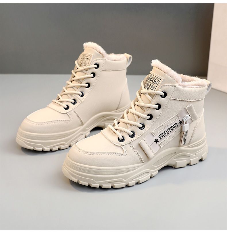 Winter plus größe casual und fleece winter alle spiel student frauen schuhe_voghion.com
