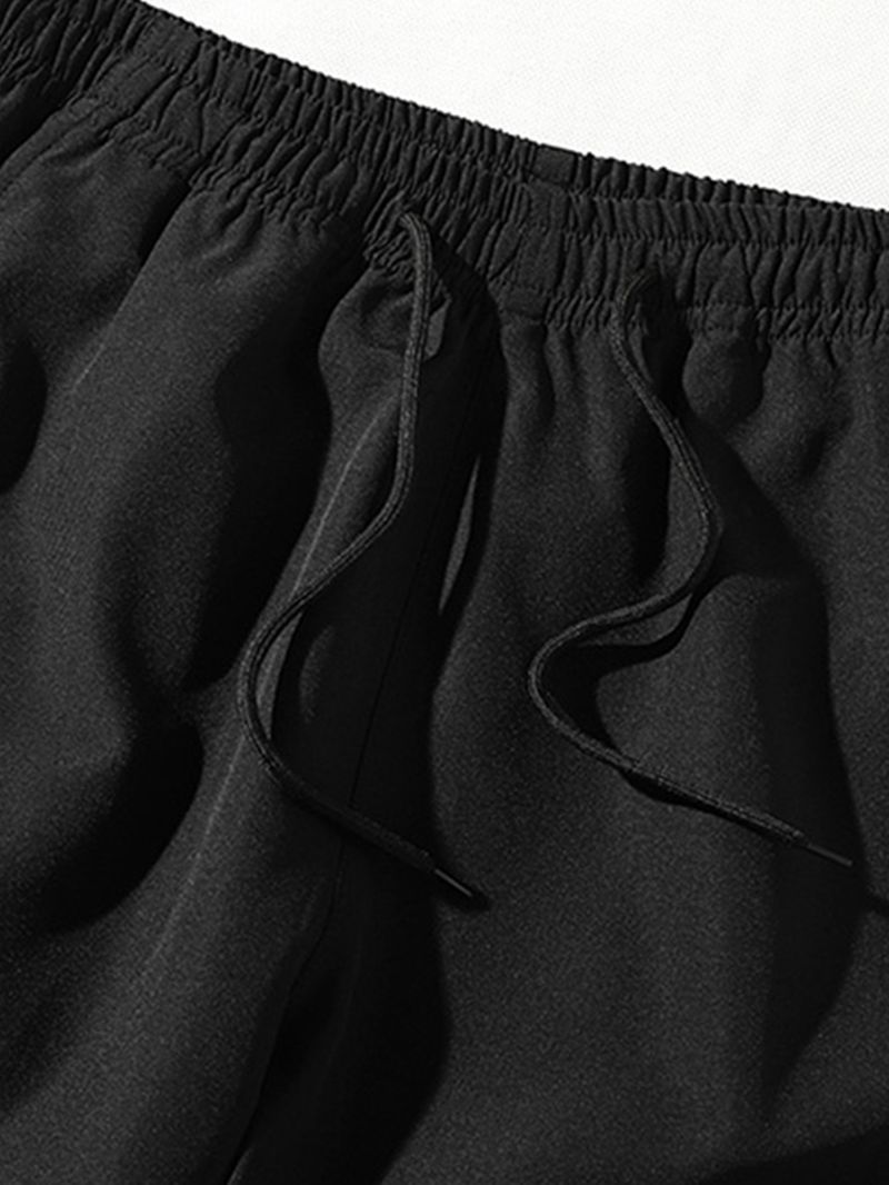 Pantalones cortos de verano para hombre, modernos, estilo americano, finos, holgados, informales, rectos_voghion.com