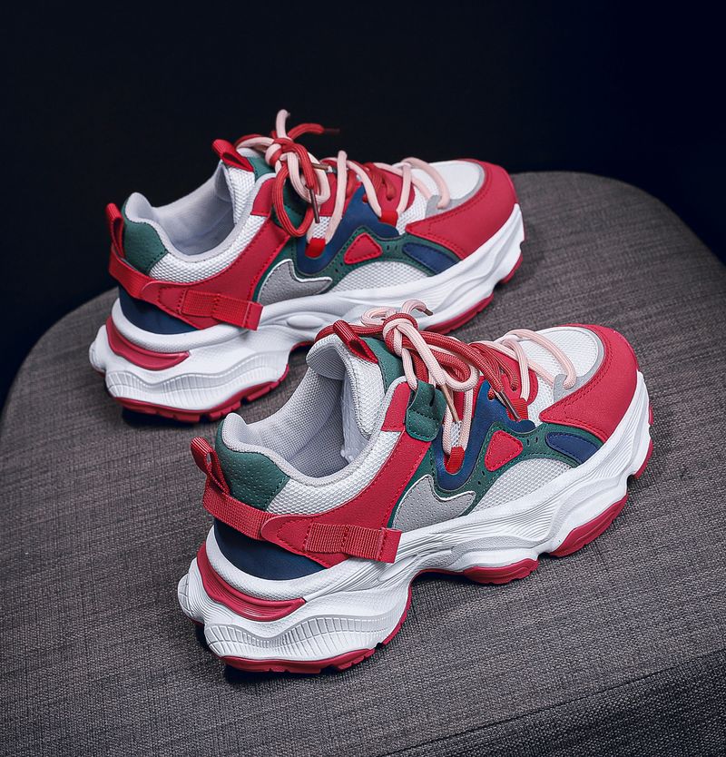 Neue atmungsaktive Mesh-Papa-Schuhe für den Sommer mit dicker Sohle_voghion.com