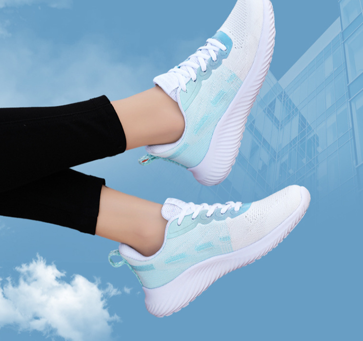 Indoor fitness damesoefening schokabsorptie, antislip, zachte zool, lichtgewicht sportschoenen, thuislopen, springen_voghion.com