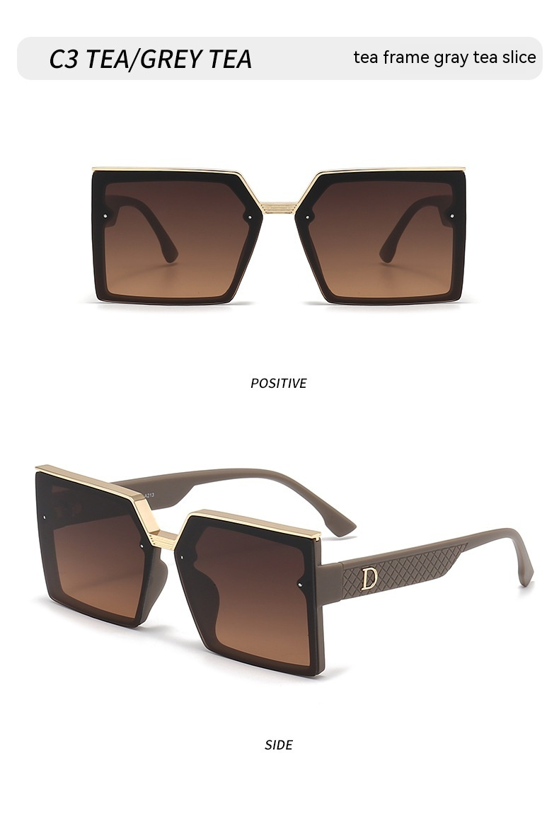15089 occhi di gatto alla moda da donna, occhiali da sole di fascia alta, personalizzati, resistenti ai raggi UV e alla moda_voghion.com