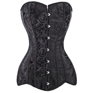Grensoverschrijdend Speciaal voor Europees en Amerikaans Hofkorset Borst Push-up korset Jacquard Shaper Dameskorset_voghion.com