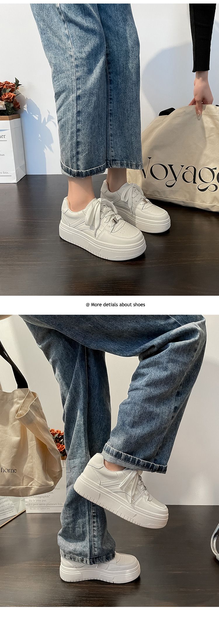 2024 Frühjahr neue unsichtbare erhöhte runde Kopf Krawatte kleine weiße Muffin multifunktionale Low-Top Casual Board Schuhe_voghion.com