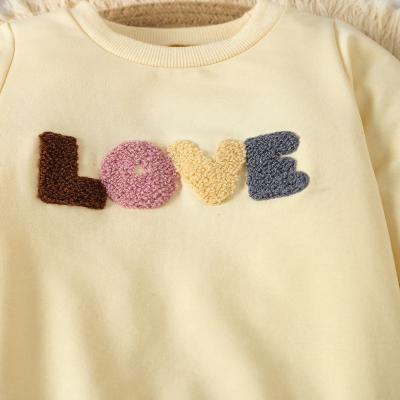 2024 Abbigliamento per bambini e neonati, stile sportivo casual, asciugamano, ricamo, felpa con cappuccio, pantaloni, set_voghion.com