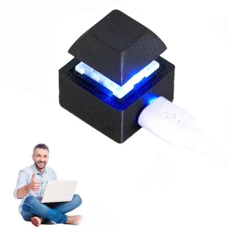 Mini-Ro-Tastatur RGB DIY Anpassen der Verknüpfung Gaming Mechanische programmierbare Tastatur_voghion.com