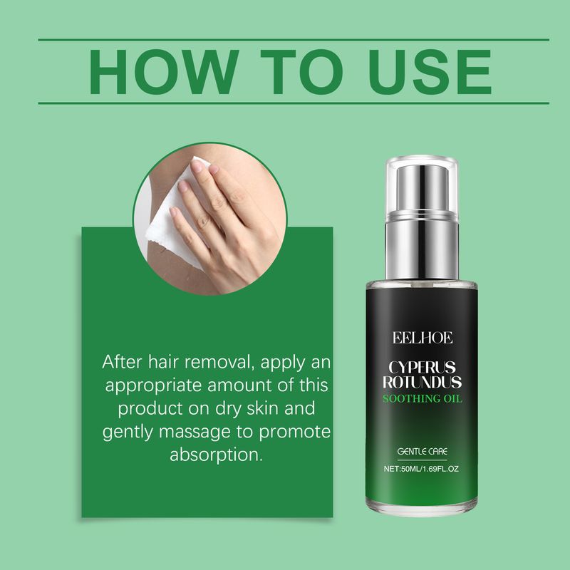 EELHOE After Hair Removal Care Essential Oil, Care For Comfortable Skin After Hair Removal, Smooth, Moisturizing, Nourishing And Nursing Essential Oil_voghion.com