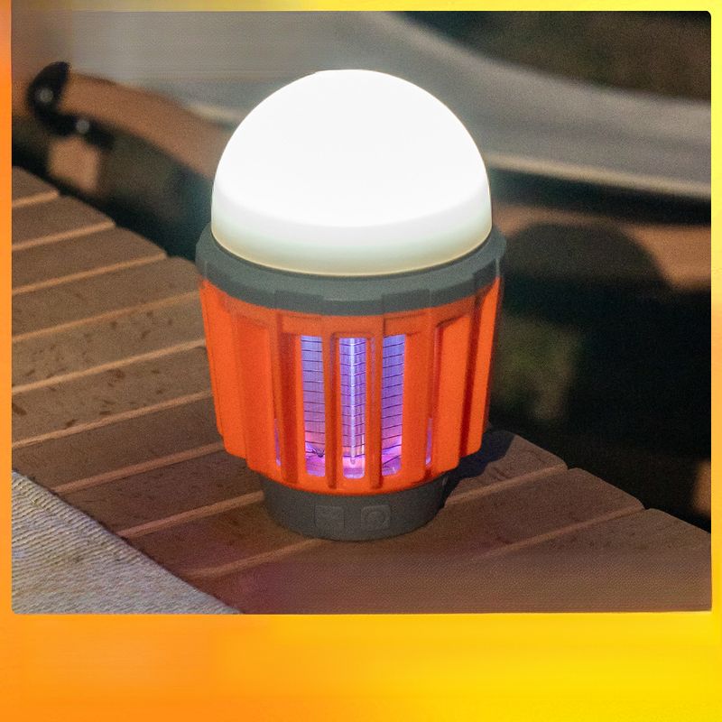 Linterna colgante LED para exteriores, impermeable, con efecto repelente de mosquitos, ideal para tiendas de campaña, camping y puestos._voghion.com