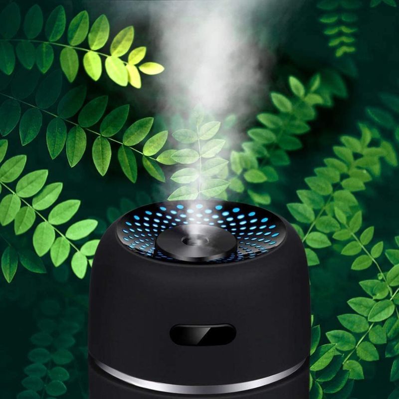 300ml(Max)USB Mini Air Humidifier Car Aroma Essential Oil Diffuser Home USB Fogger Mist Maker LED Night Lamp Accessories_voghion.com