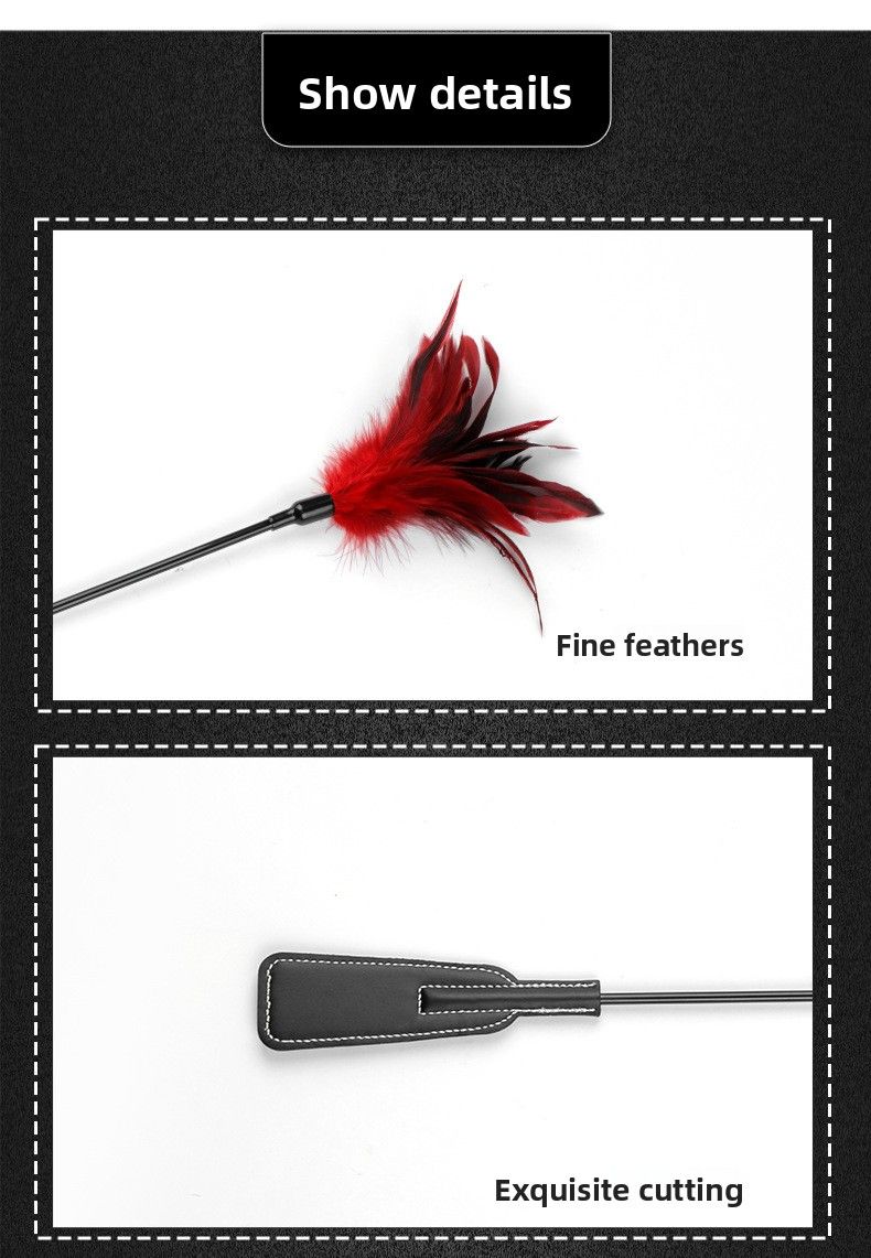 Peach Please" Sensorische Paddelpeitsche - Weiche Federn & fester Spanker für BDSM-Anfänger und Experten_voghion.com