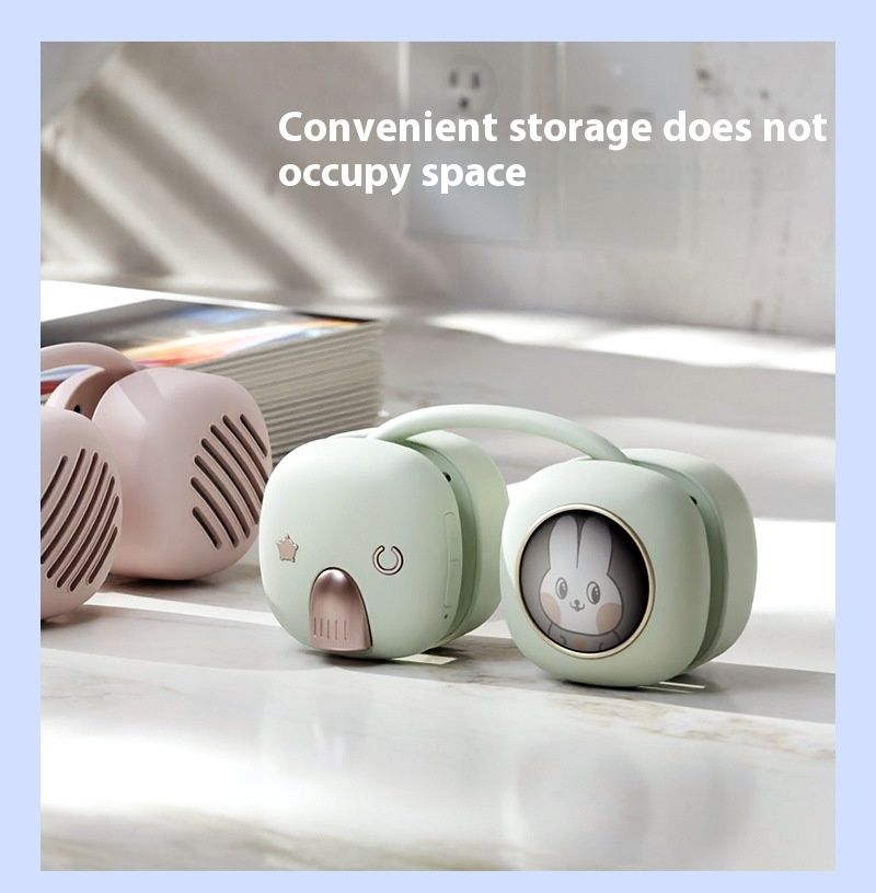 2023 New Bluetooth USB Charging with Night Light Student Portable Wireless Outdoor Neck Hanging Small Speaker_voghion.com