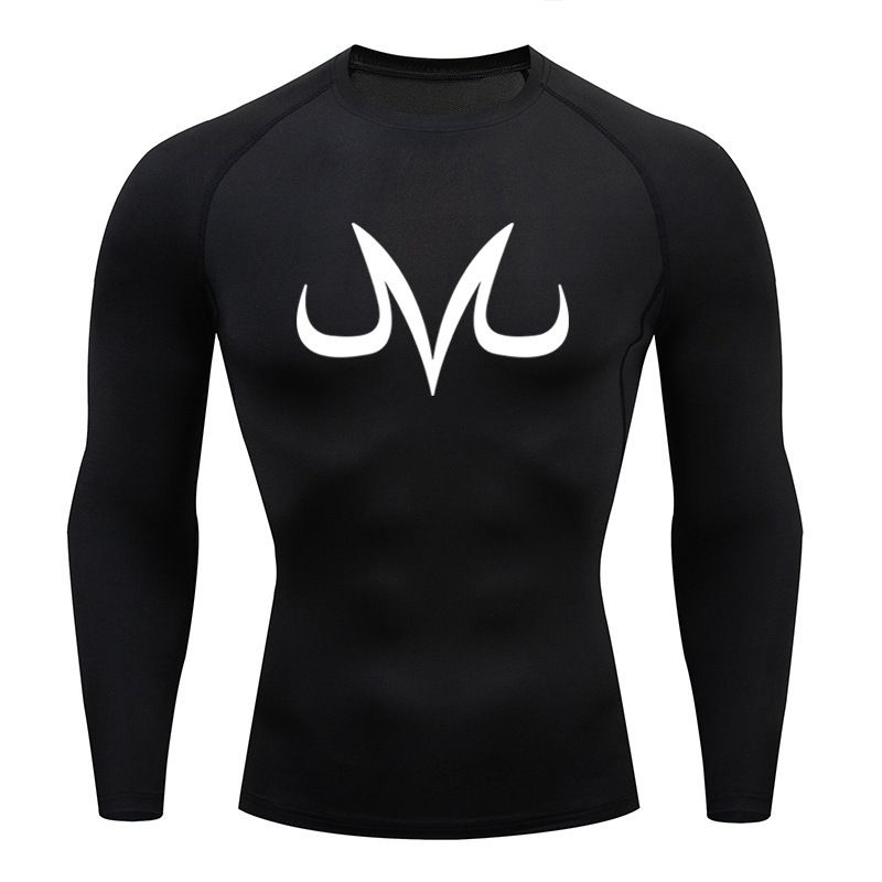 Erkek fitness, koşu, dar kesim yuvarlak yakalı tişört, sıkıştırılmış hızlı kuruyan üst, açık hava_voghion.com