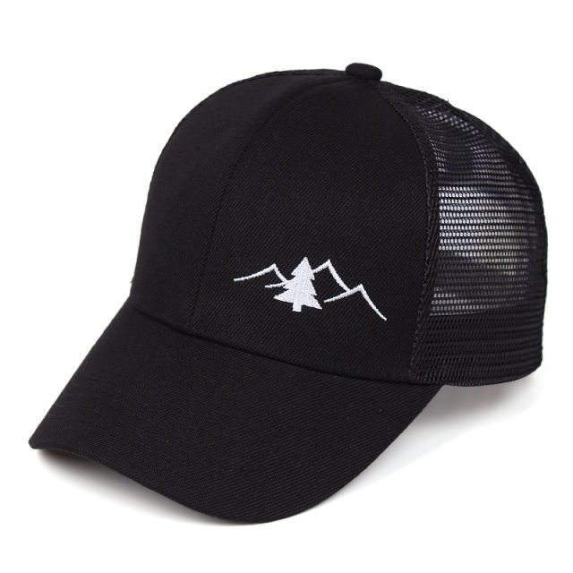 Casquette de baseball pour homme Chapeau en maille respirante Chapeau de conducteur de camion de pêche en plein air_voghion.com