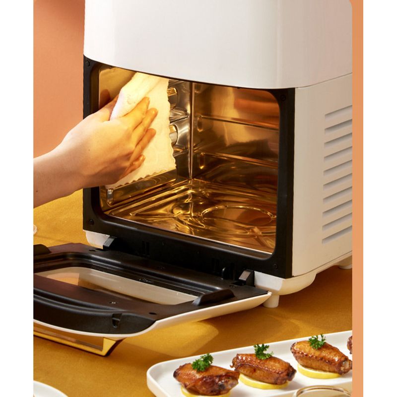Friteuză inteligentă cu aer AirFrye, cuptor electric de mare capacitate cu trei straturi, mașină de grătar fără fum_voghion.com