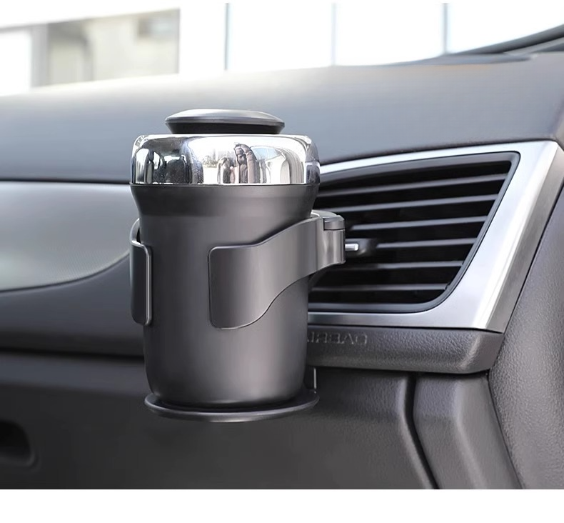 Voiture pour thé au lait, porte-gobelet pour boisson au thé, grille d'aération de climatisation de voiture, cendrier, support de fixation, support_voghion.com