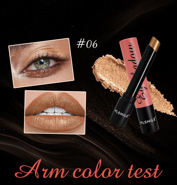 Lipstick eyeshadow stick Lazy eye makeup waterproof non-smudging pearl eyeshadow lying silkworm pen_voghion.com