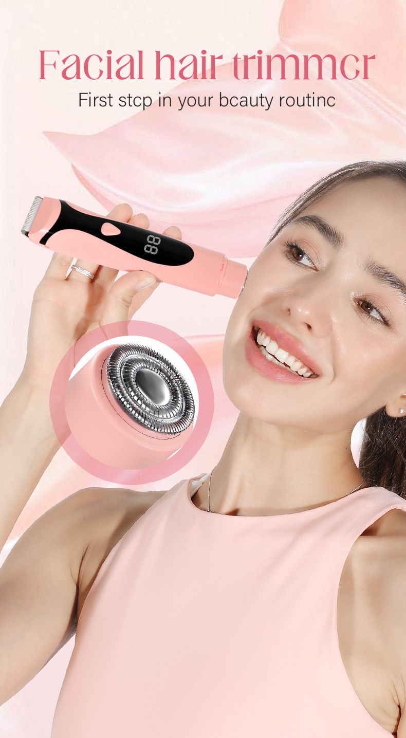2025 New Cross-Border Removal Device For Women, Private Area, Pubic Armpit Hair, Full Body Shaver, Anti-Scratch Electric Hair Trim_voghion.com
