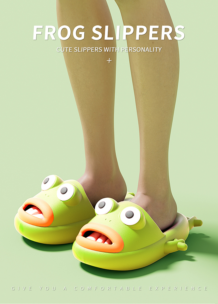 Παντόφλες Mo Dou Summers για Γυναικείες Κομψές ανδρικές διαφάνειες σε σχήμα καρτούν Αντιολισθητικά σανδάλια εξωτερικού χώρου για αδιάβροχα παπούτσια Unisex_voghion.com