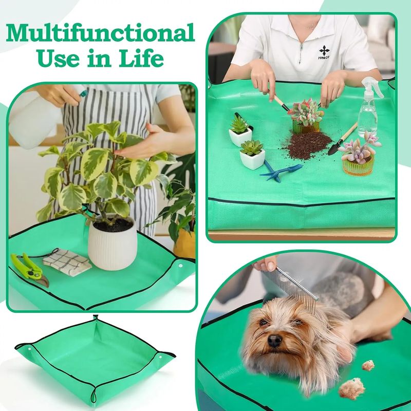 Reusable Potting Mat - Thickened Waterproof Soil Catcher For Indoor Plants EU Garden Tool_voghion.com