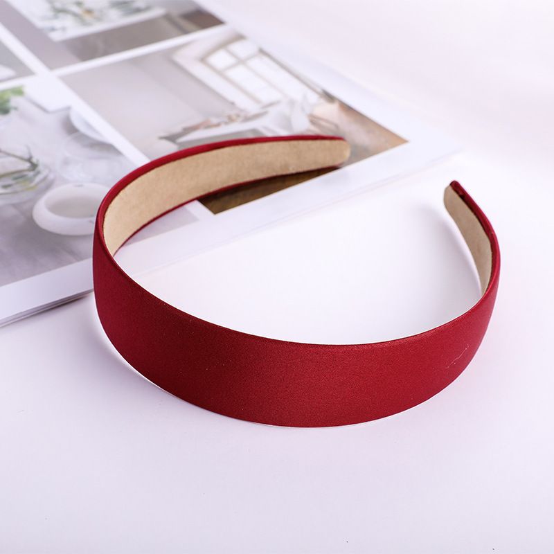 Einfarbiger Stoff im koreanischen Stil Internet-Berühmtheit bunte schlichte Mädchen monochrome Stirnband weiblich_voghion.com