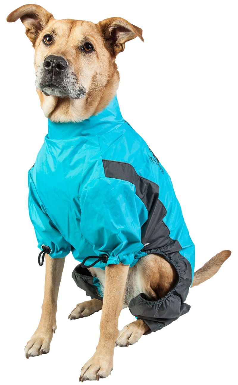 Touchdog Quantum-Ice Full-Bodied Adjustable and 3M Reflective Dog Jacket w/ Blackshark Technology_voghion.com
