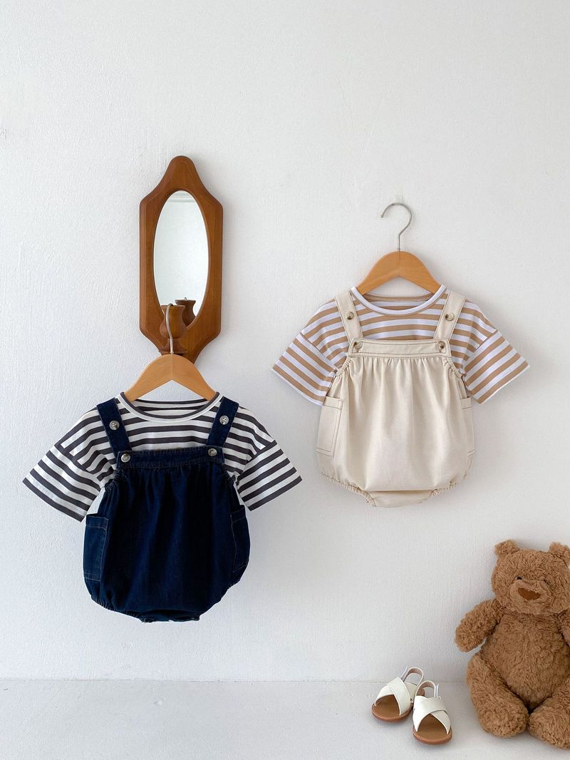 Fart Bag Denim Backband Hose für Männer Frauen Baby Sommerkleid Jumpsuit, lässig und stylisch, Ausgehen, Hip-Hop, Klettern_voghion.com