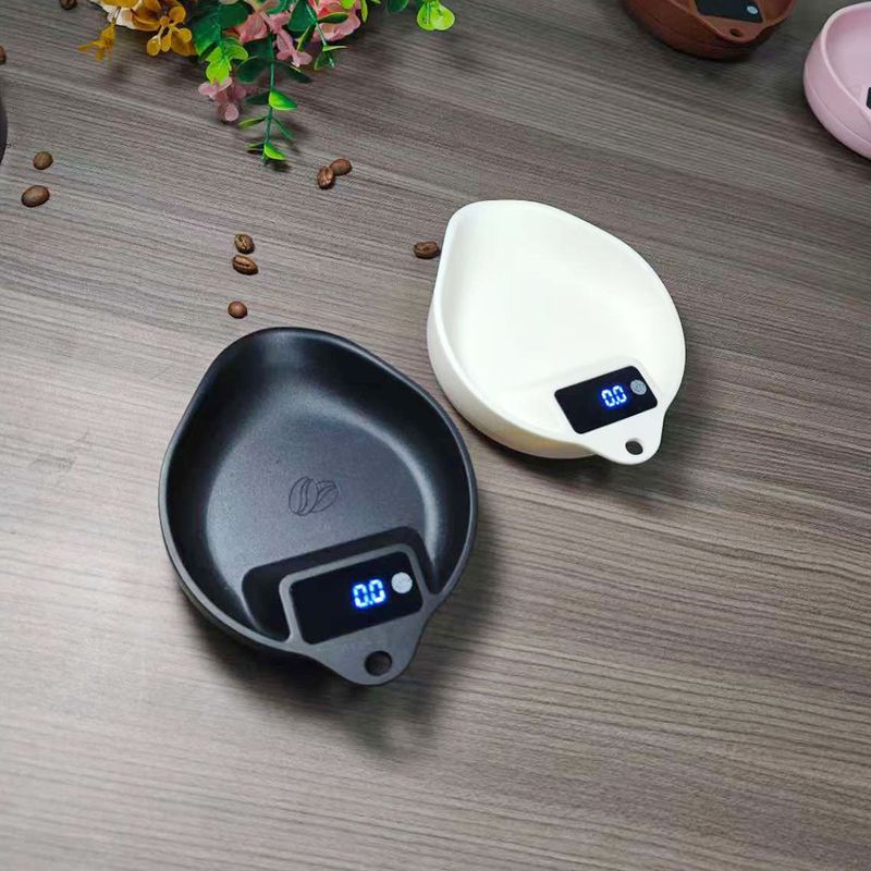 Walnut Color Electronic Hand Brew Tray Dedicated Smart Italian Coffee Weighing Bean Dish Scale_voghion.com