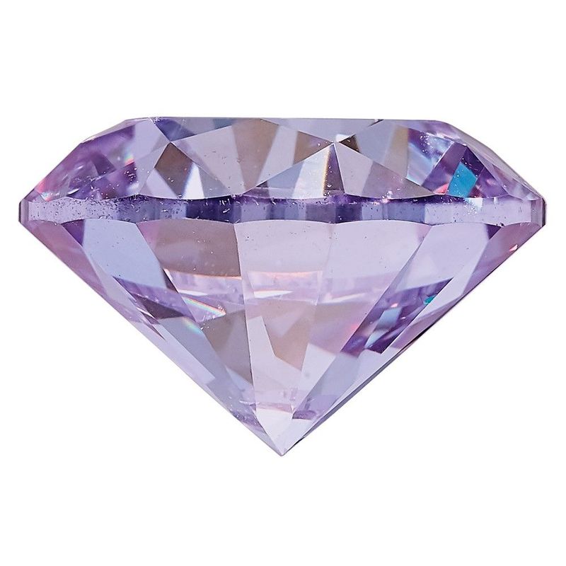 Lavender Cubic Zirconia 7mm Round_voghion.com