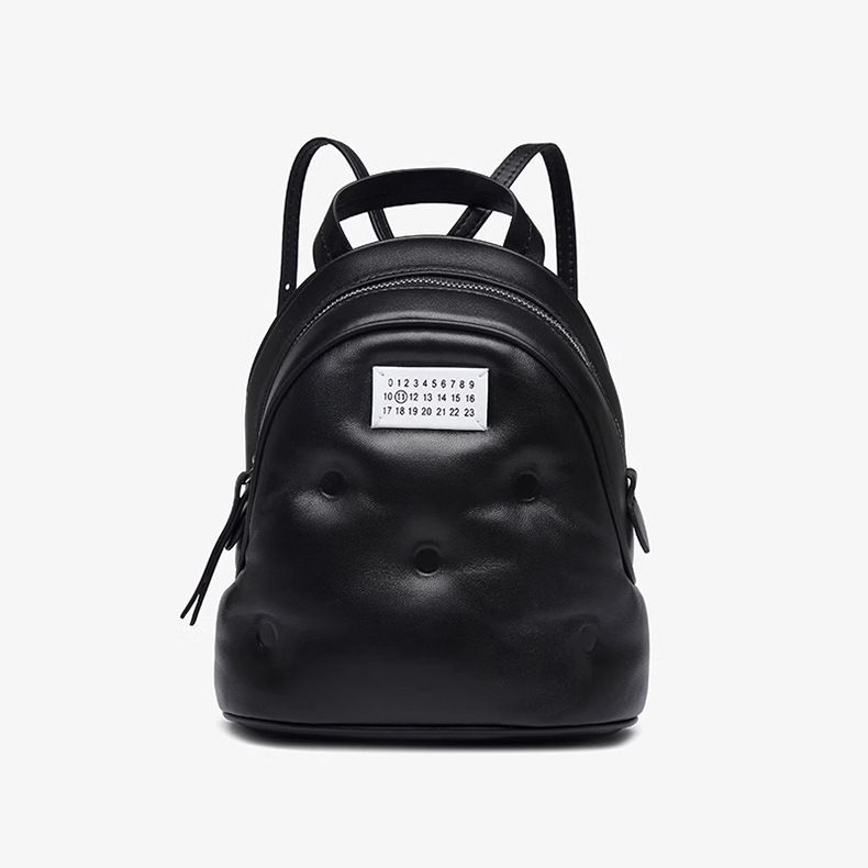 Margiela 2024 Neuer Mini-Rucksack aus echtem Leder, lässig, klein, Cloud-Design, doppelte Schultertasche_voghion.com
