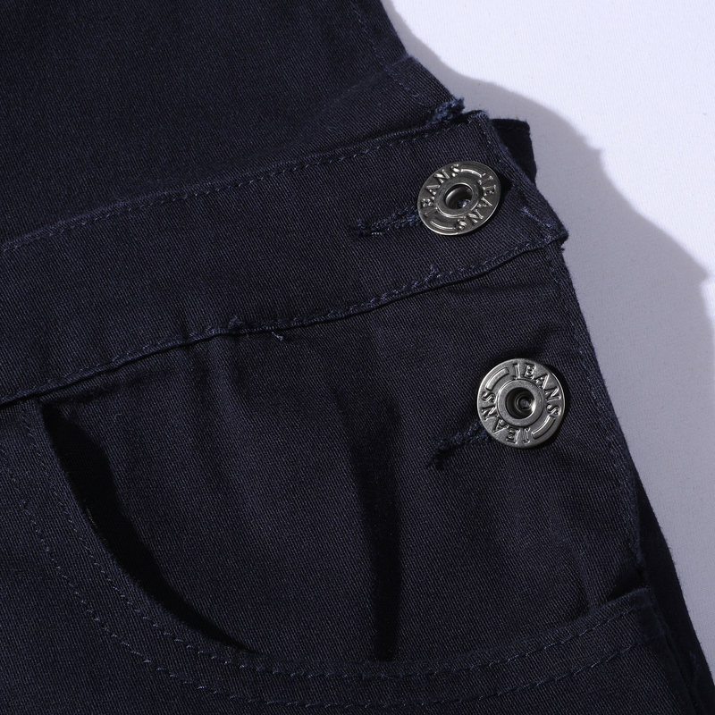 New denim overalls slim fit men's trousers overalls_voghion.com